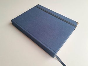cuaderno tela 1 Cuaderno de acuarelas con tapas de tela lisa tamaño A5