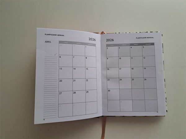 Agenda 2026 semana vista 14 por 18cm