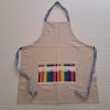 Delantal lápices de colores Delantal de arte con dibujo pintado a mano