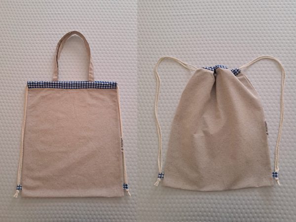 Tote Bag 2 en 1 convertible en mochila