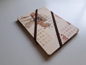 Cuaderno sin personalizar A5  acordeón papel motivo Japonesa papel Fabriano