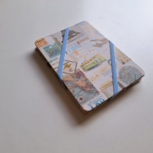 Cuaderno sin personalizar A6  acordeón papel motivo París papel Fabriano