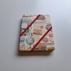 Cuaderno sin personalizar A6 acordeón papel motivo Sellos de Viaje papel Fabriano