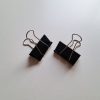 Set 2 pinzas negras sujeción