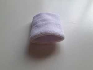 Muñequera elástica de rizo